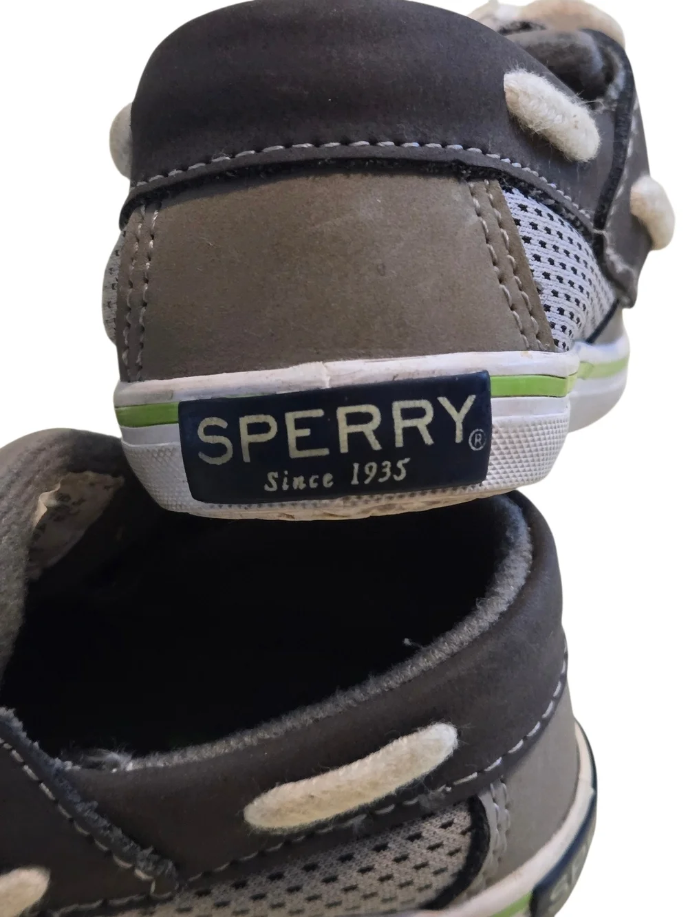 Sperry Kids Intrepid Brown Top Sliders Boat Shoes Toddler size 3M Leather Upper